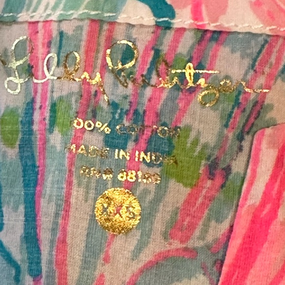 EUC Lilly Pulitzer Amelia Island Tunic Oh Shello Size XXS - Picture 5 of 7